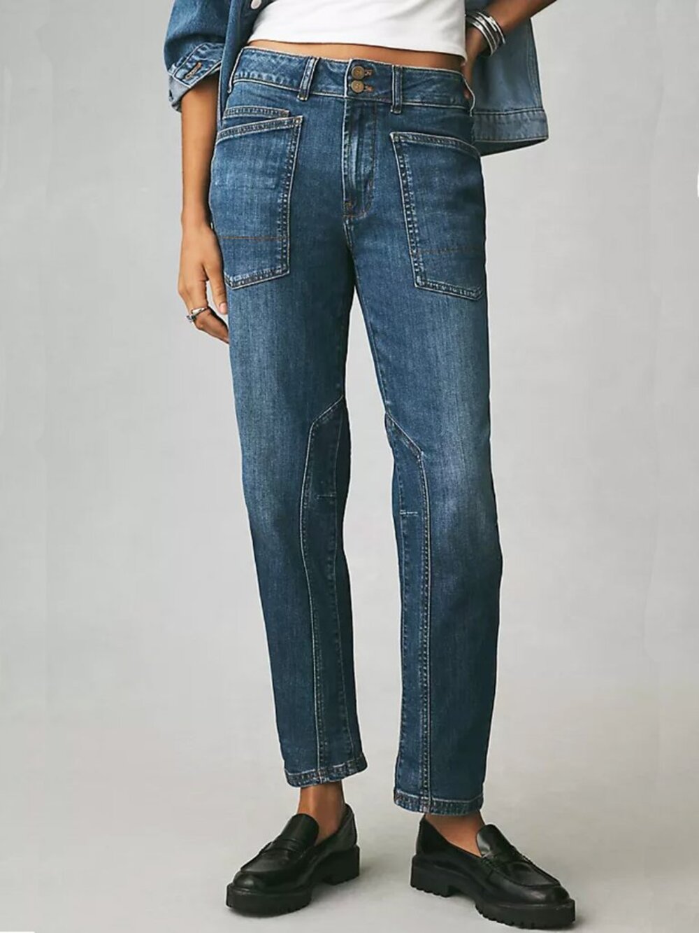 Anthropologie Pilcro The Wanderer Mid-Rise Relaxed Jeans 26